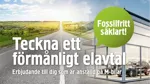 Bild på landsväg i sol och m-bilars lokaler, kampanjerbjudande för M-bilar