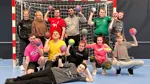 Bild på handbollslaget inom Eskilstuna Parasporförening.