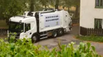 Sopbil som är en värdetransport.