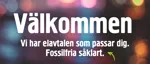 Text: Välkommen, vi har fossilfria elavtal som passar dig