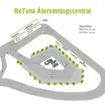 Översiktskarta ReTuna återvinningscentral