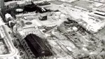 Flygfoto över spaltgasverket i Eskilstuna.