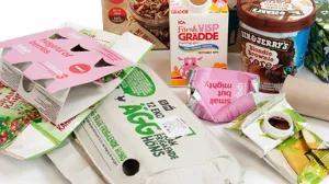 Olika typer av pappersförpackningar.