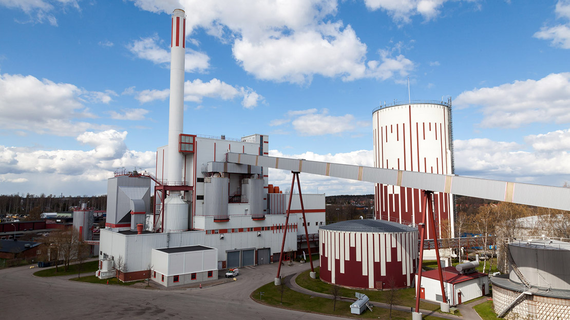 Kraftvärmeverket i Eskilstuna.