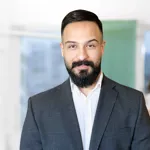 Porträtt av Zaid Al-Baghdady