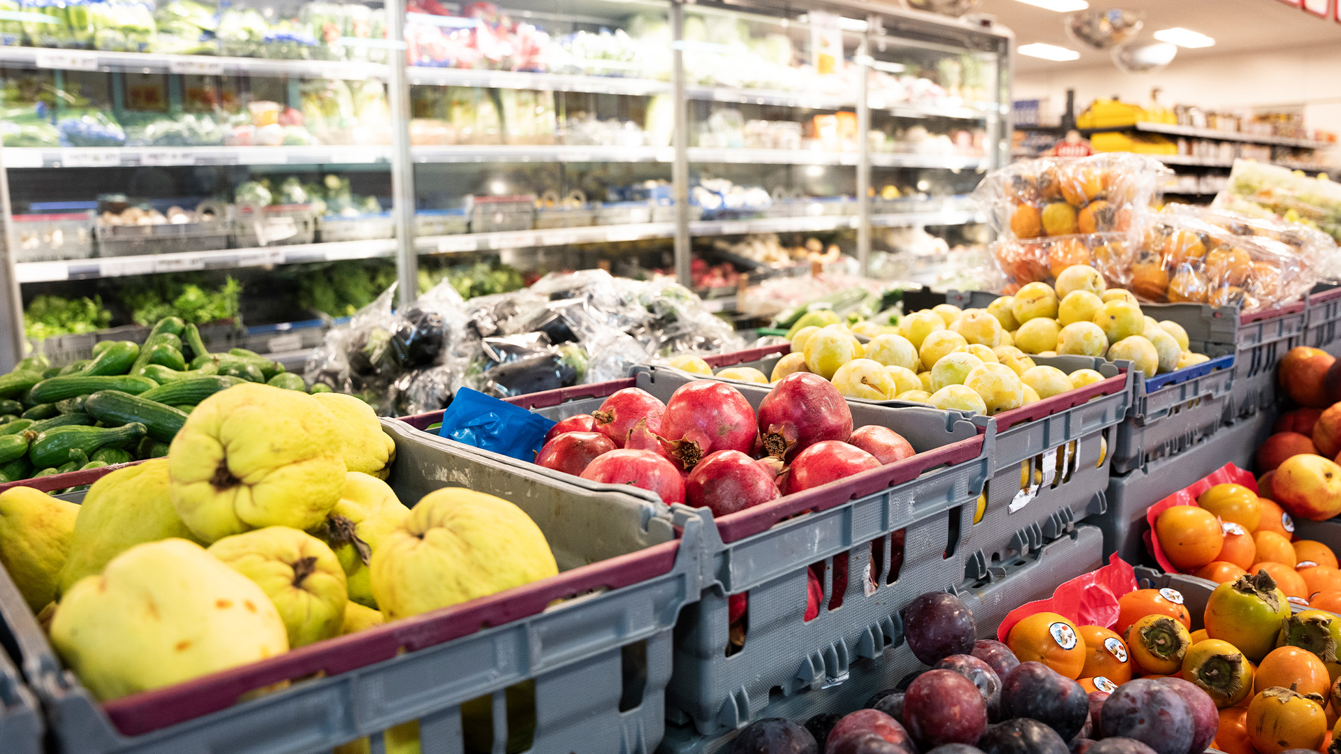 Grösaksavdelningen på Rojan Food i Årby
