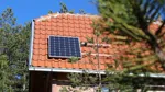 Solceller på villatak